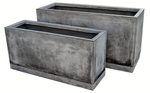 Quarterlite Balcony Planter - Cement Grey